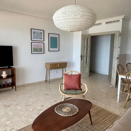 New ! Beachfront Apartment, Swimming Pool And Sports Facilities 엘 캄펠로